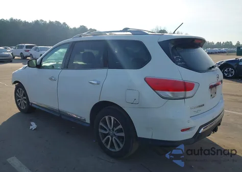 2015 Nissan Pathfinder Sl z USA, uszkodzony, nr VIN 5N1AR2MNXFC628856